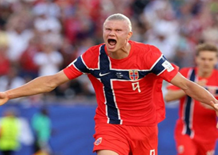 Erling Haaland Cetak Dwigol, Norwegia Bungkam Irak 4-1