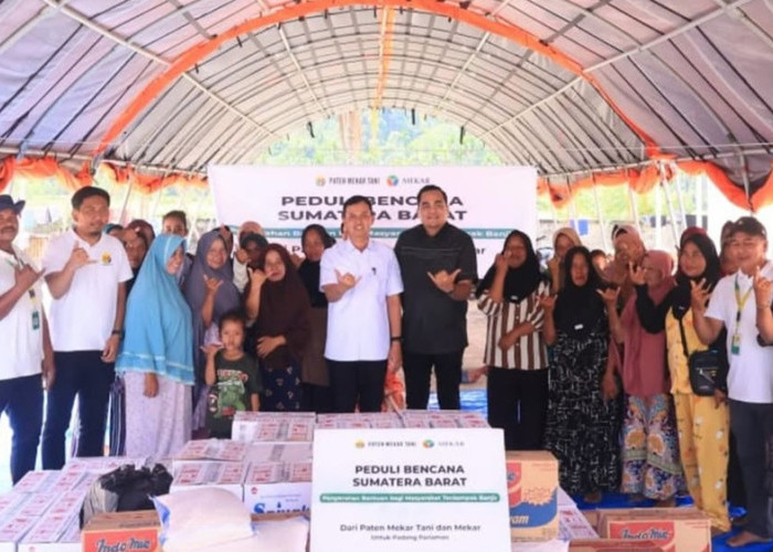 Warga Hunian Sementara Asam Pulau Dapat Bantuan Sembako