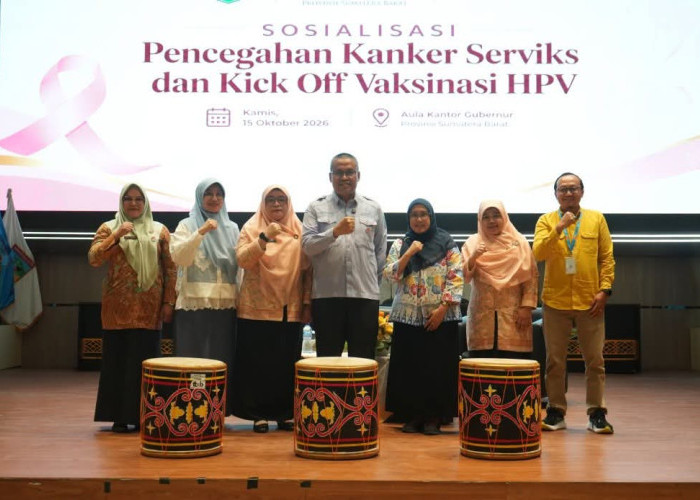 Sekda Sumbar Buka Sosialisasi Pencegahan Kanker Serviks, Dorong Penguatan Vaksinasi HPV