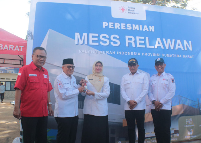 Setara Hotel Melati, Mess Relawan PMI Sumbar Diresmikan untuk Tempat Istirahat dan Diklat