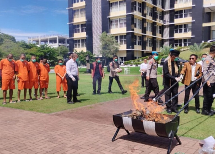 Polda Sumbar Musnahkan 108 Kilogram Narkoba Sitaan, Perang Melawan Narkoba Terus Berlanjut