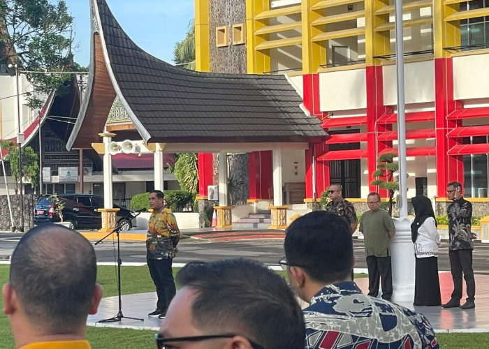 Perkuat Nasionalisme ASN, Pemprov Sumbar Berlakukan Pemutaran Lagu Indonesia Raya Setiap Pukul 10.00 WIB