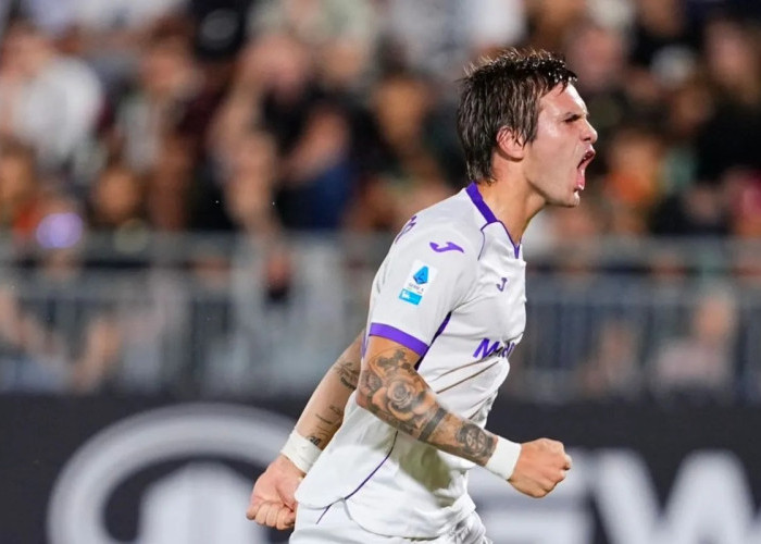 Hat-trick Franco Mastantuono Bawa Fiorentina Tundukkan Venezia 4-2 dan Akhiri Tren Negatif