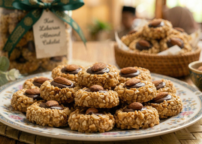 Resep Thumbprint Choco Almond untuk Lebaran, Kue Kering Cantik dengan Rasa Premium