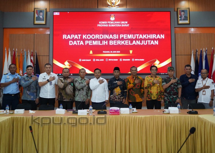 KPU Sumbar Gelar Rapat Koordinasi PDPB, Siapkan Data Menuju Pemilu dan Pilkada 2029