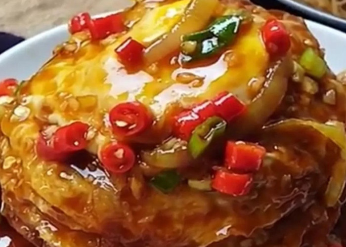 Telur Ceplok Saus Tiram Gurih Pedas, Menu Simpel yang Maknyus