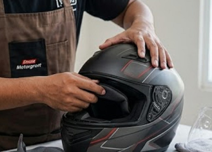 Cara Mengeringkan Helm Basah Usai Kehujanan