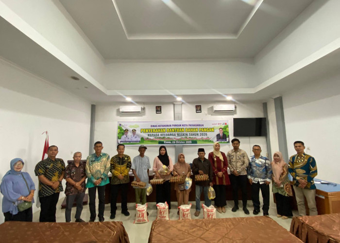Intervensi Kerawanan Pangan, Pemko Payakumbuh Salurkan Bantuan Sembako untuk 300 Keluarga Miskin