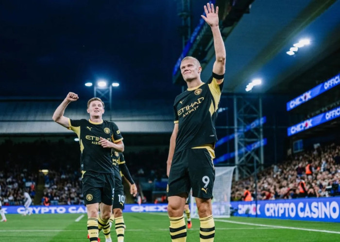 Hasil Liga Inggris: Hajar Crystal Palace 4-1, Manchester City Lanjutkan Tren Sempurna Berkat Aksi Gemilang Erl