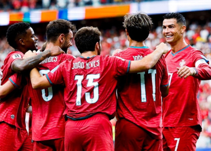 Bantai Uzbekistan 5-0, Cristiano Ronaldo Pimpin Portugal Puncaki Grup K Piala Dunia 2026