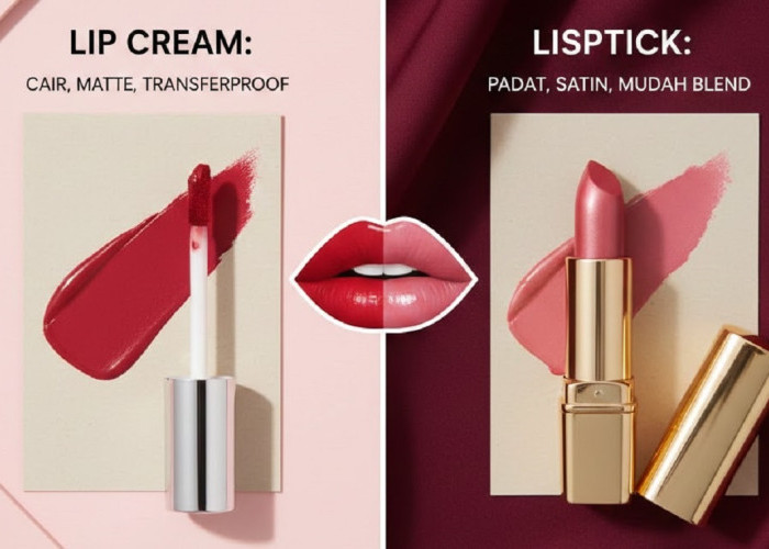 Lipstik Klasik atau Lip Cream Matte? Intip Rahasia Riasan Bibir Awet untuk Wanita Aktif