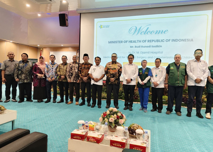 Menkes Budi Sadikin dan Pemprov Sumbar Buka Proctorship Operasi Jantung Anak di RSUP Dr. M. Djamil