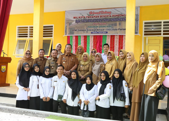 Wako Pariaman Yota Balad Resmikan Gedung II SKB Pariaman