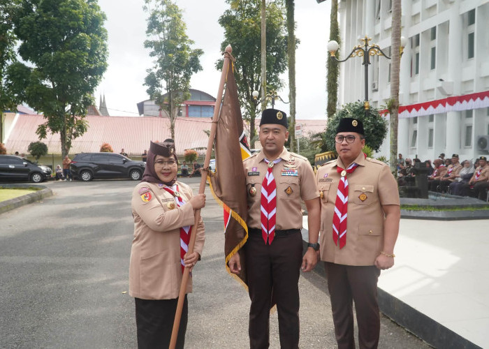 Bawa Nama Sumbar ke Jamnas XII 2026 di Jakarta, 762 Anggota Pramuka Dilepas dari Padang Panjang