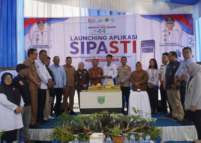 Perumdam Tirta Serambi Padang Panjang Luncurkan Aplikasi SIPASTI