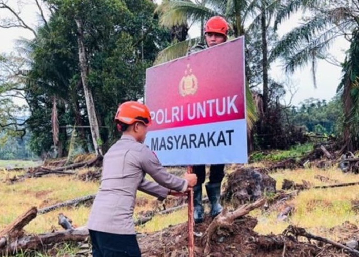 Pemenuhan Kebutuhan Warga Terdampak Bencana, Polda Sumbar Bangun Sumur Air Bersih