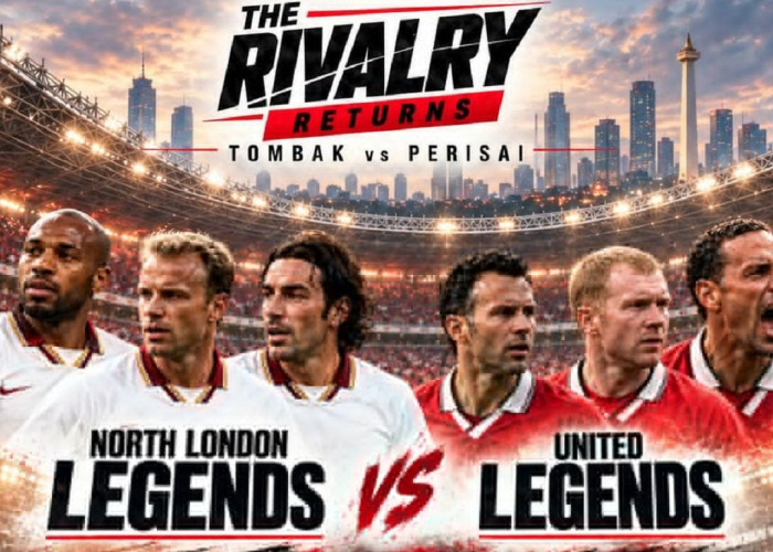 Thierry Henry hingga Ryan Giggs Merumput di SUGBK, Duel Legenda MU vs Arsenal Siap Digelar
