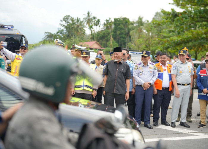 Gubernur Mahyeldi Resmikan One Way Mudik 2026, Targetkan Nihil Kecelakaan di Sumbar