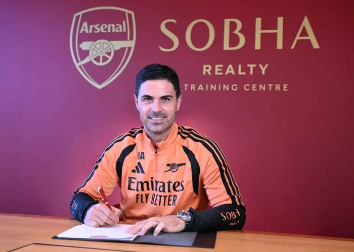 Sukses Akhiri Puasa Gelar, Mikel Arteta Resmi Pimpin Arsenal hingga 2030