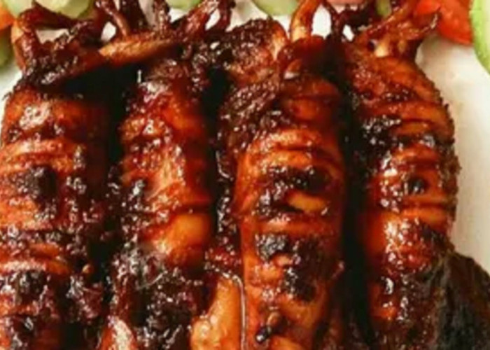 Resep Cumi Bakar, Menu Laut Nikmat dengan Cita Rasa Gurih Pedas Manis