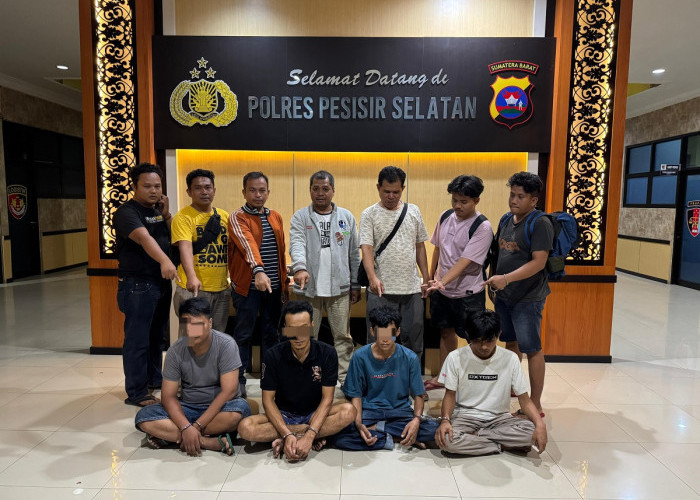 Tim Sapu Jagat Polres Pessel Berhasil Ringkus 4 Pelaku Narkoba Sekaligus