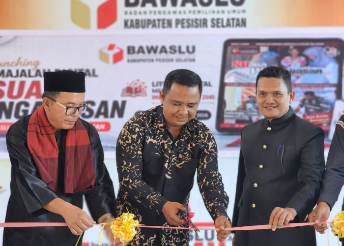 Bawaslu Pessel Luncurkan Majalah Digital Suara Pengawasan, Pertama di Sumbar