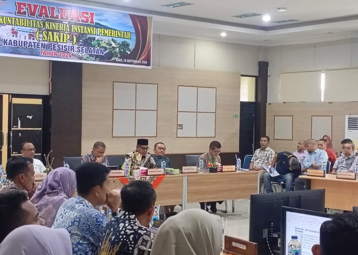 Buka Evaluasi SAKIP 2026, Wabup Risnaldi Minta OPD Pesisir Selatan Tindaklanjuti Masukan KemenPAN-RB