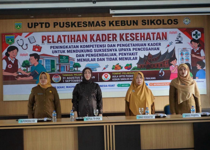 Dinkes Padang Panjang Latih Kader Kesehatan Jadi Agen Perubahan Masyarakat