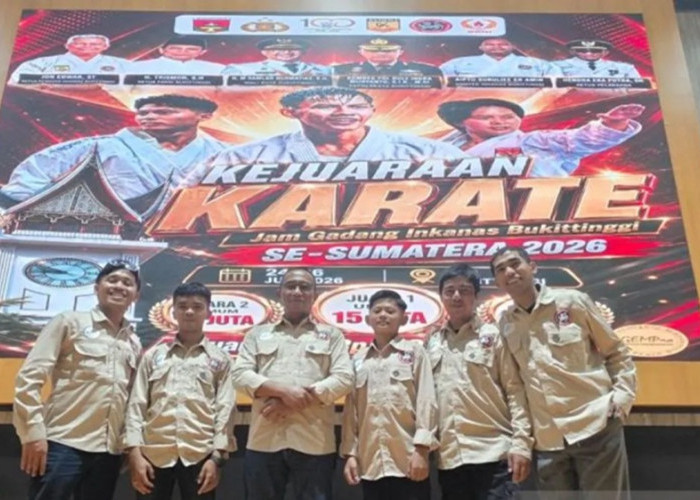 Kejuaraan Karate Jam Gadang Inkanas Se-Sumatra Digelar: 650 Karateka Unjuk Gigi di Bukittinggi