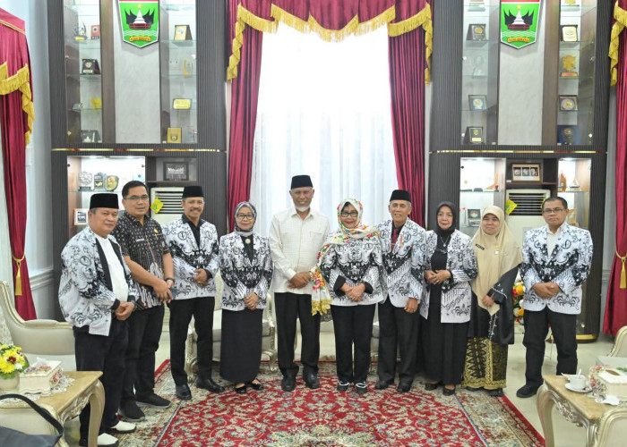 Terima Ketua Umum PB PGRI, Gubernur Mahyeldi Dorong Penguatan Pendidikan dan SDM Sumbar