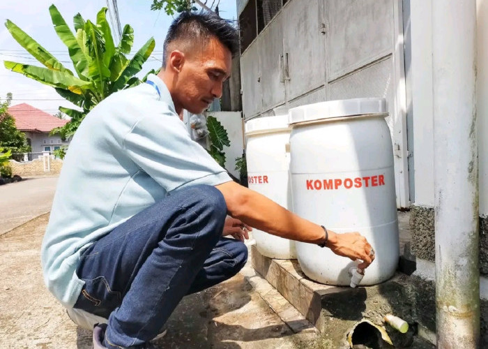 Kreatif! Warga Palimo Indah Olah Sampah Organik dan Bunga Telang Jadi Produk Bernilai