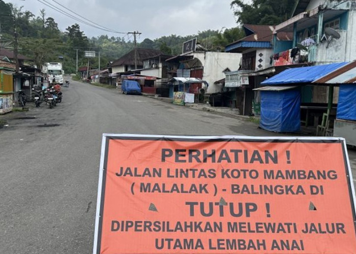 Demi Keamanan Pemudik, Pemprov Sumbar Tutup Ruas Jalan Penghubung Malalak