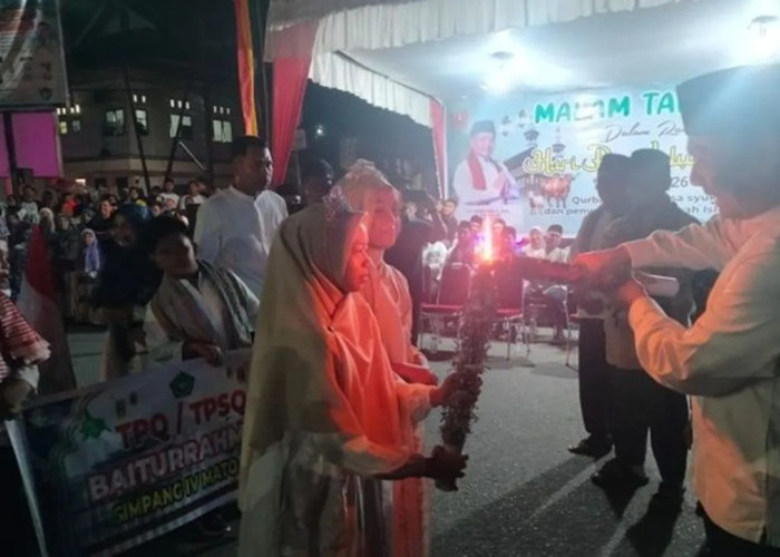 Pawai Takbiran Idul Adha di Kabupaten Agam Berlangsung Meriah