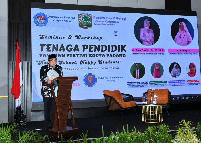 Sekolah Bahagia Jadi Sorotan, Yayasan Pertiwi dan Unand Bahas Kesehatan Mental Siswa