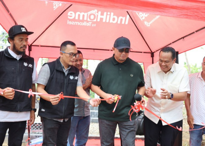 Andre Rosiade Tepati Janji, BTS Telkomsel Resmi Berdiri di Desa Kajai, Internet Ngebut?