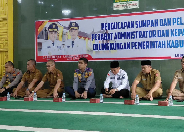 86 Kepala Sekolah dan Satu Irban Inspektorat Agam Dilantik