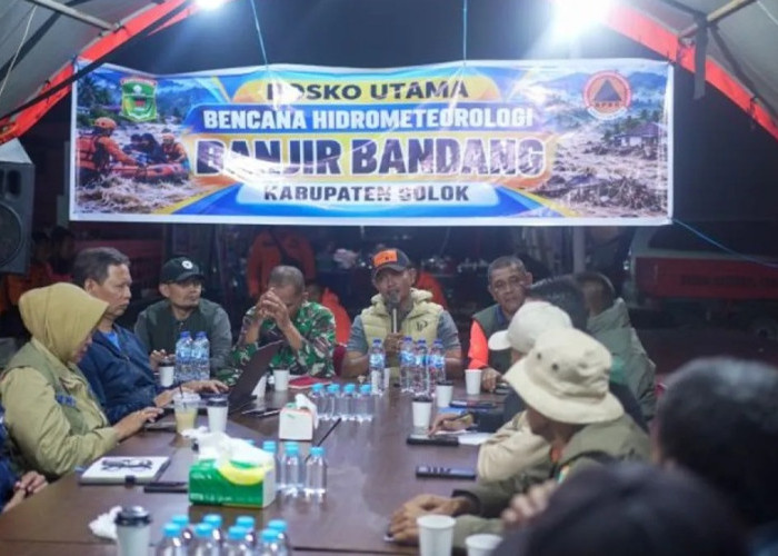 Penanganan Banjir Bandang Solok: Pemkab Perkuat Koordinasi dan Penuhi Kebutuhan Warga
