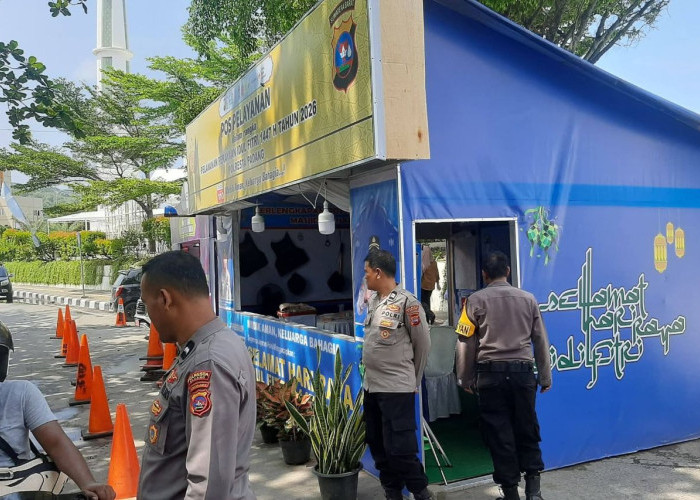 Pos Pelayanan Idul Fitri 1447 H di Padang Siaga Layani Pemudik dan Wisatawan