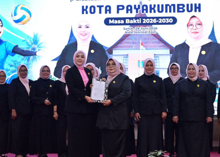 Pengurus PERWOSI Payakumbuh 2026–2030 Dikukuhkan, Pemko Perkuat Gerakan Hidup Sehat melalui Olahraga Perempuan
