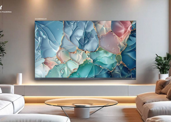 Haier Indonesia Luncurkan H100M96GUX M96 Series, TV QD-Mini LED Jumbo 100 Inci Berteknologi KEF