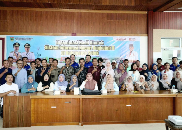 Sumbar Dorong Transformasi Digital Nagari: Diskominfotik Gelar Diseminasi Hasil Bimtek Angkatan II di Kabupate