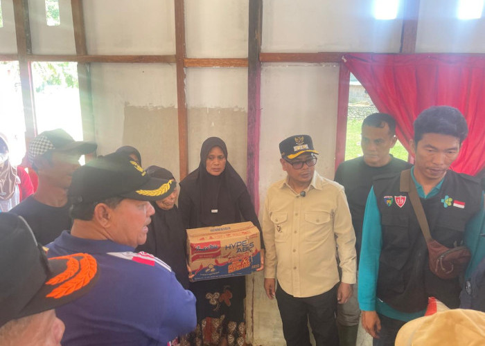 Wabup Risnaldi Tinjau Rumah Terdampak Banjir di Tapan, Relokasi Jadi Opsi Penanganan