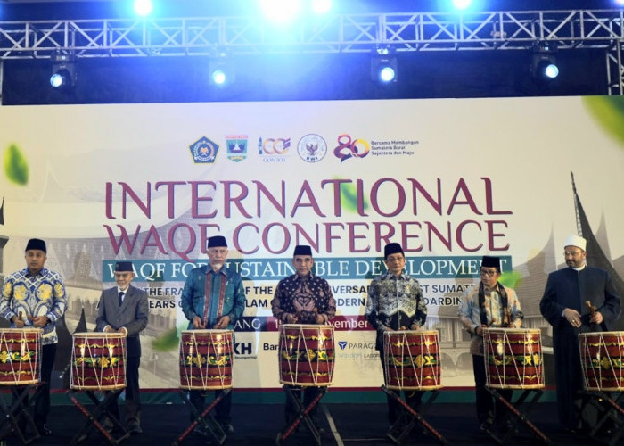 Sumbar Jadi Sorotan! Konferensi Wakaf Internasional Resmi Dibuka, Hadirkan Tokoh Dunia