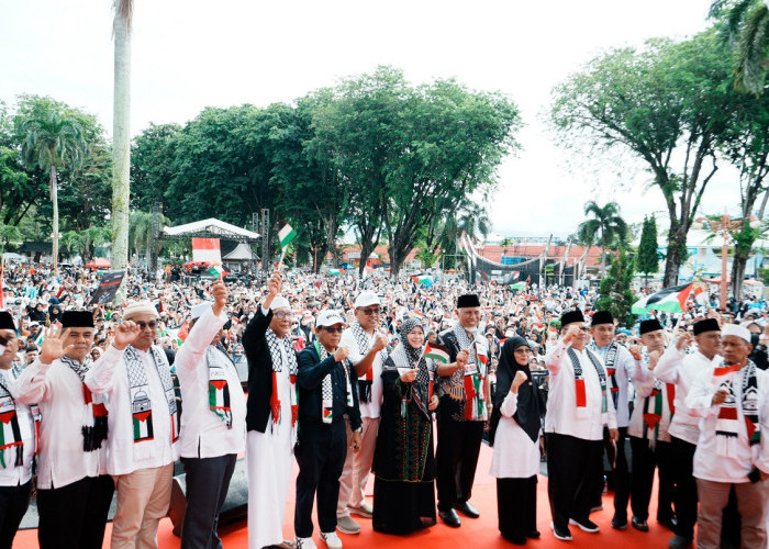 Masyarakat Sumbar Serukan Kemerdekaan Palestina, Donasi Tembus Rp2 Miliar dalam Konser Amal
