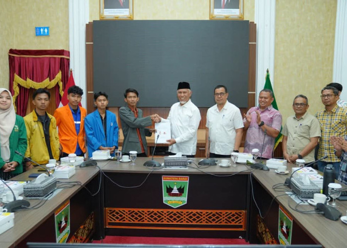 Tindak Lanjuti Aksi Hari Tani, Gubernur Mahyeldi Buka Ruang Dialog Bersama BEM SI Sumbar