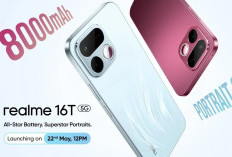 Resmi Meluncur 22 Mei, Realme 16T Siap Gebrak Pasar dengan Baterai Raksasa 8.000mAh dan Bodi Ramping