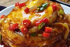 Telur Ceplok Saus Tiram Gurih Pedas, Menu Simpel yang Maknyus
