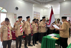 Kwarcab Pramuka Kota Padang Resmi Lantik Pengurus Saka Adhyasta Pemilu Masa Bakti 2025–2030