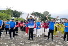Gebyar KORMI Kota Padang: Ribuan Warga Padati Senam Massal Bertema Sehat dan Gembir