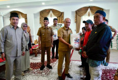 34 KK Terdampak Bencana di Padang Panjang Terima Bantuan Beras CBP